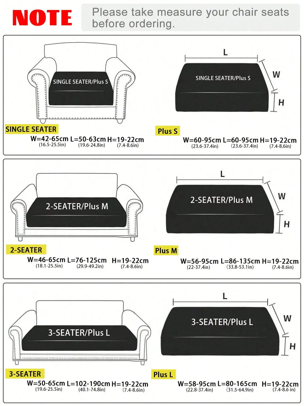 1pc printed elastic sofa cushion set, outdoor rattan chair backrest + cushion sofa cover, two-piece sofa cushion cover set