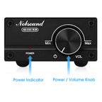 Douk Audio NS-03G Mini 100W Subwoofer / Full Frequency Mono Channel TPA3116 Digital Amplifier Desktop Audio Power Amp