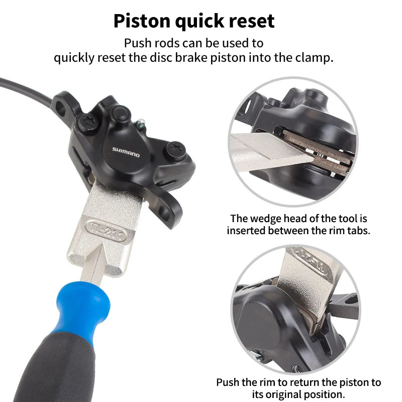 TOOPRE Bicycle Disc Brake Piston Pusher Tool for Hydraulic Disc Brake Caliper Adjustment