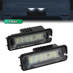 2Pcs 12V 6500K For VW Golf MK4 MK5 MK6 Passat Polo CC Eos Car License Number Plate Lights 18SMD Error free LED
