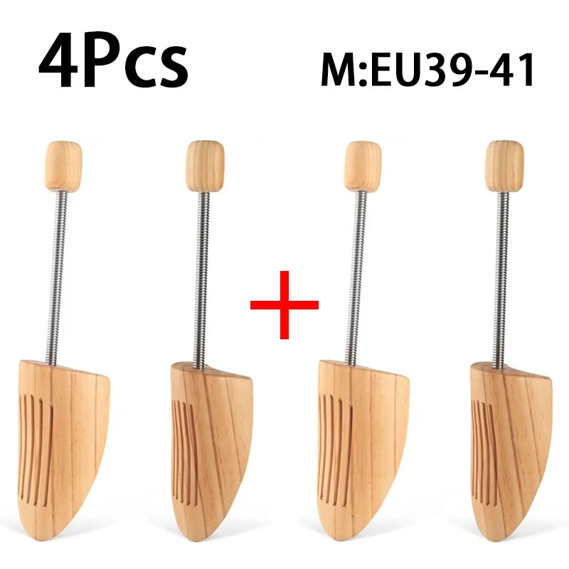 Wooden Shoe Trees Men Woman internal support Shoes Tree Anti Deformation Shoes Stretcher Shaping Anti Wrinkle Shoe Lasts 2Pcs