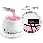 VENALISA Jelly Builder Gel 50ml Pink Nude Soak Off UV LED Hard Gel Nail Extension