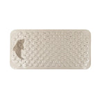 Bathroom anti-slip mat silicone world PVC shower anti-fall mat dolphin massage suction cup floor mat with drainage hole