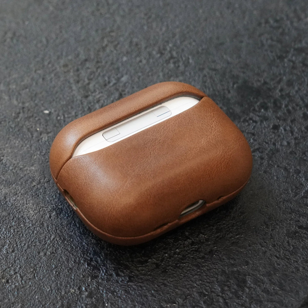 YMW Genuine Leather Case for AirPods Pro 3 Luxury Cowhide Cases Wireless Bluetooth Headset Cover
