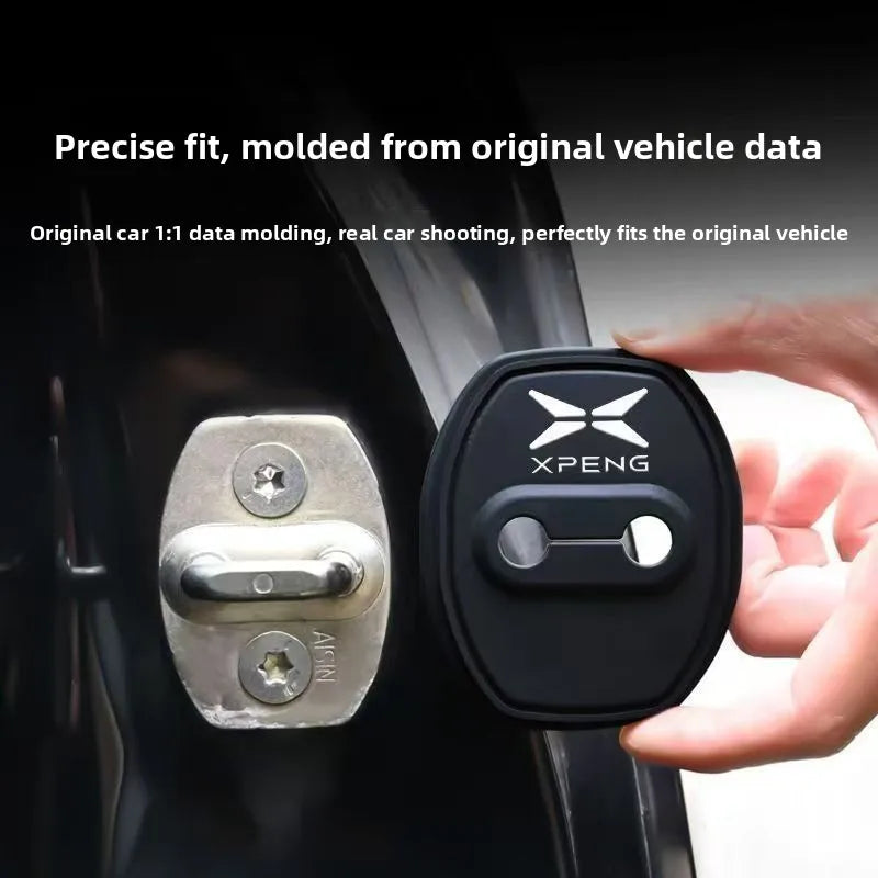 4Pcs Car Door Lock Cover Auto Emblem Protection Case for Xpeng G6 G9 G7 P7 2020-2026 Car Styling Modify Accessories