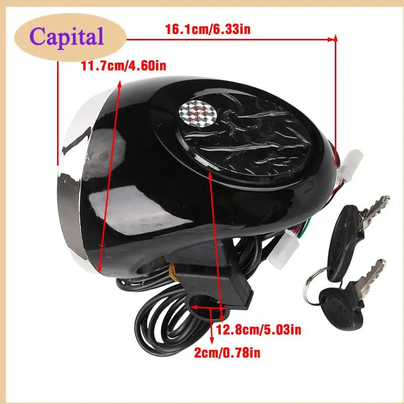 For CItycoco Angel Eyes 48/60v headlight Electric Scooter turktron electric Motorcycle Headlight China Scooter Parts