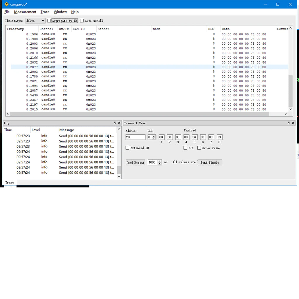 CANable 2.0 USB To CAN Cangaroo Candlelight CAN-FD SLCAN Firmware Debugger CAN Bus Analyzer Debugging Software Communication