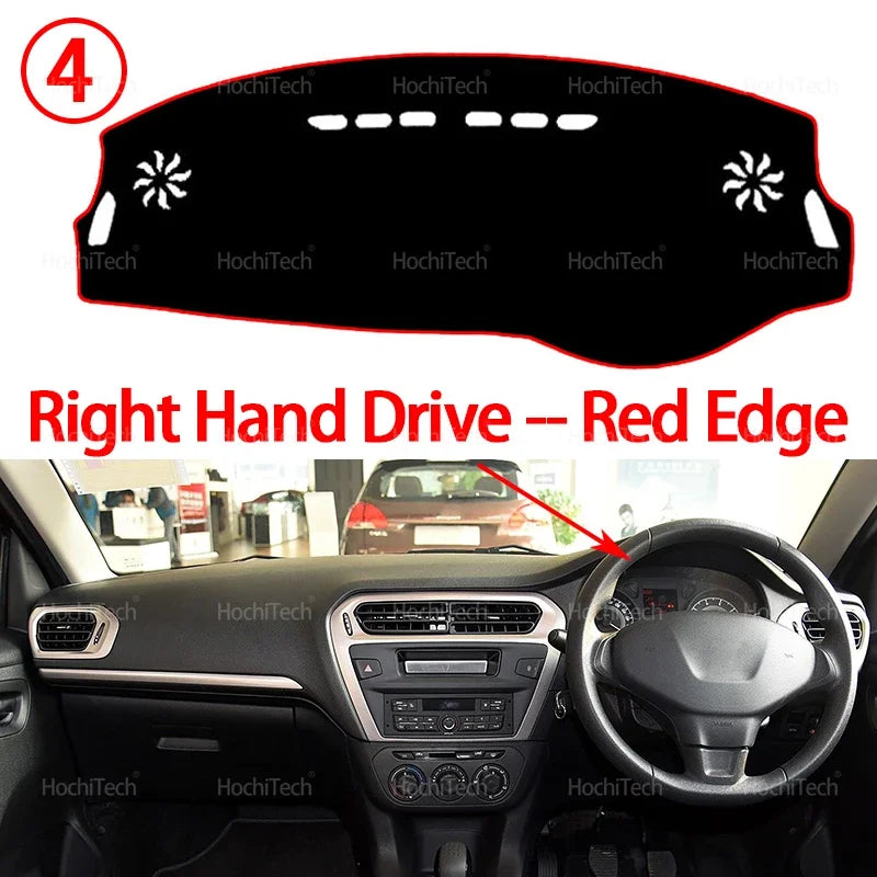 Car Dashboard Cover Avoid Light Pad Instrument Panel Mat Case Carpets Dashboard Cover for Peugeot 301 2012 2013 2014 2015-2019