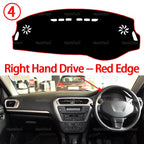 Car Dashboard Cover Avoid Light Pad Instrument Panel Mat Case Carpets Dashboard Cover for Peugeot 301 2012 2013 2014 2015-2019