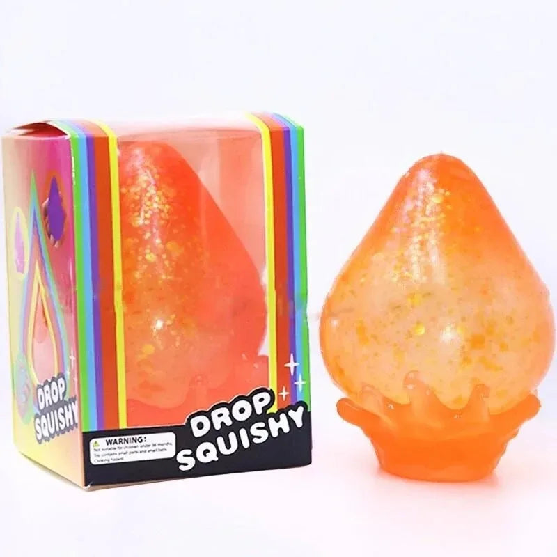 NeeDoh Dream Drop slow rebound squishy squeeze toy, drip style, 1pc (color options)