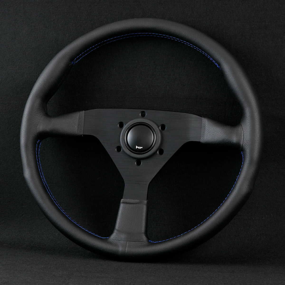350mm MonteCarlo Leather Steering Wheel for MOMO NRG HKB OMP SPARCO hubs