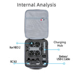 For DJI NEO 2 Shoulder Bag Storage Case Messenger Chest Bag Portable Fashion Box for DJI NEO 2 RC N3  Control Drone Accessories