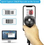 NETUM L5 Wired 2D Barcode Scanner AND NT-L8 Wireless QR Bar Code Reader pdf417 for MAC OS, Windows