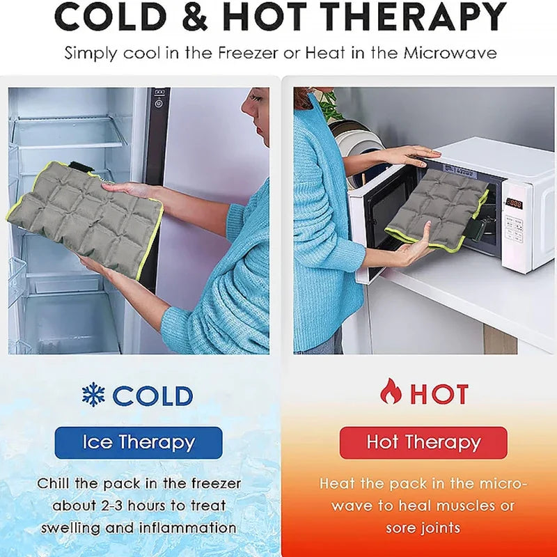 Knee Ice Pack Wrap for Injuries Self-absorbing Water Knee Pads Ice Pack Physiotherapy Hot Compresses Heated Knee Pads Sports Pad