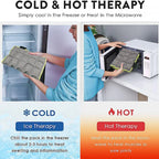 Knee Ice Pack Wrap for Injuries Self-absorbing Water Knee Pads Ice Pack Physiotherapy Hot Compresses Heated Knee Pads Sports Pad