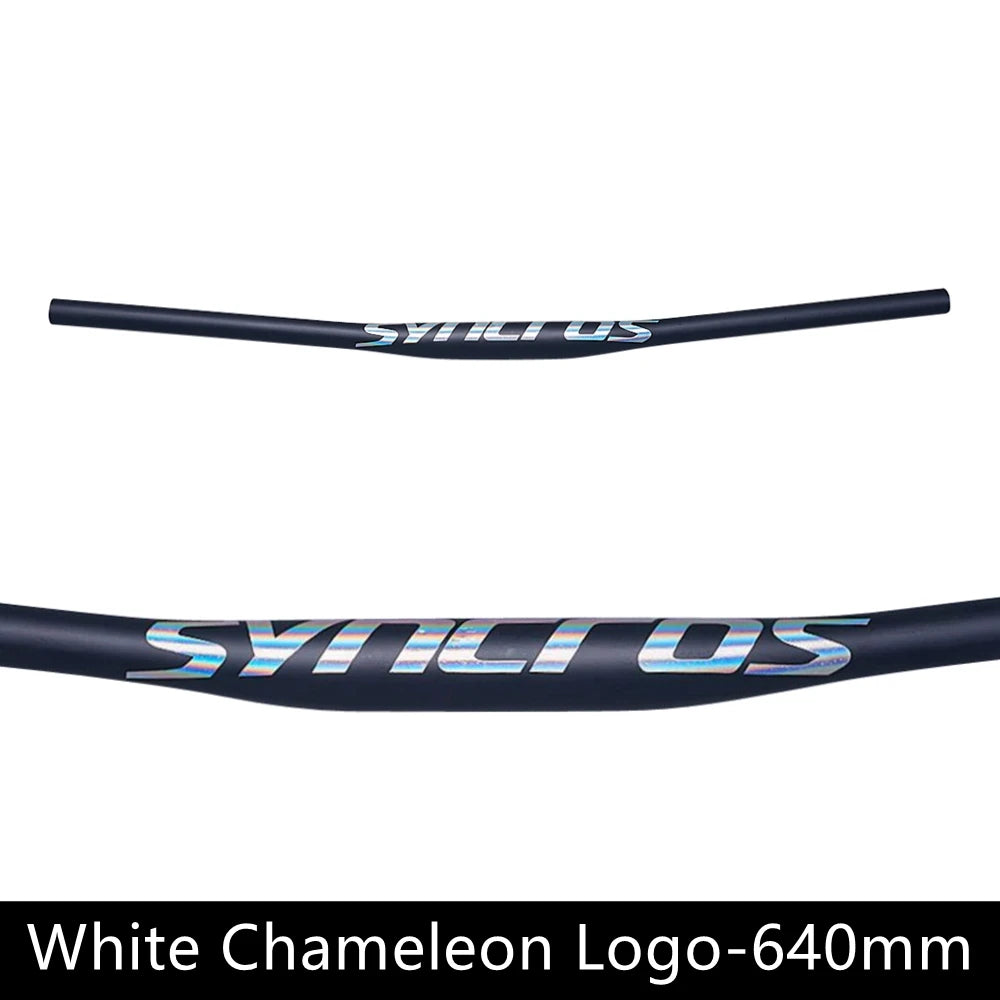 Syncros Carbon Fiber MTB Flat Handlebar 31.8mm Clamp 9° Sweep 580-760mm Black