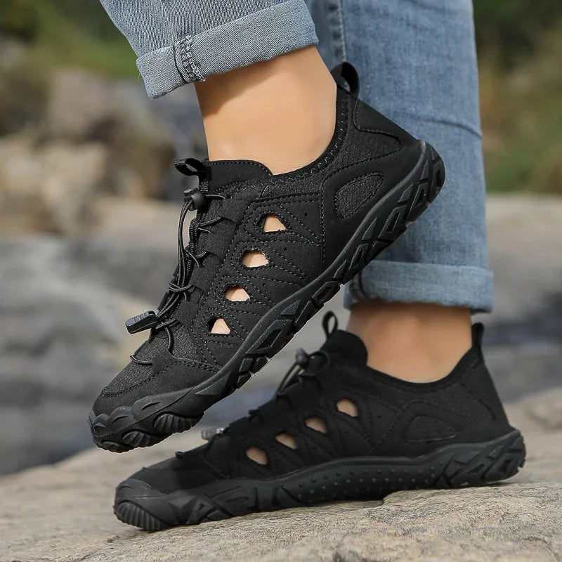 Summer Water Shoes Men's Sport Shoes Breathable Beach Sandals Men Women Outdoor Non-slip Trekking Wading Shoes Plus Size 36-47