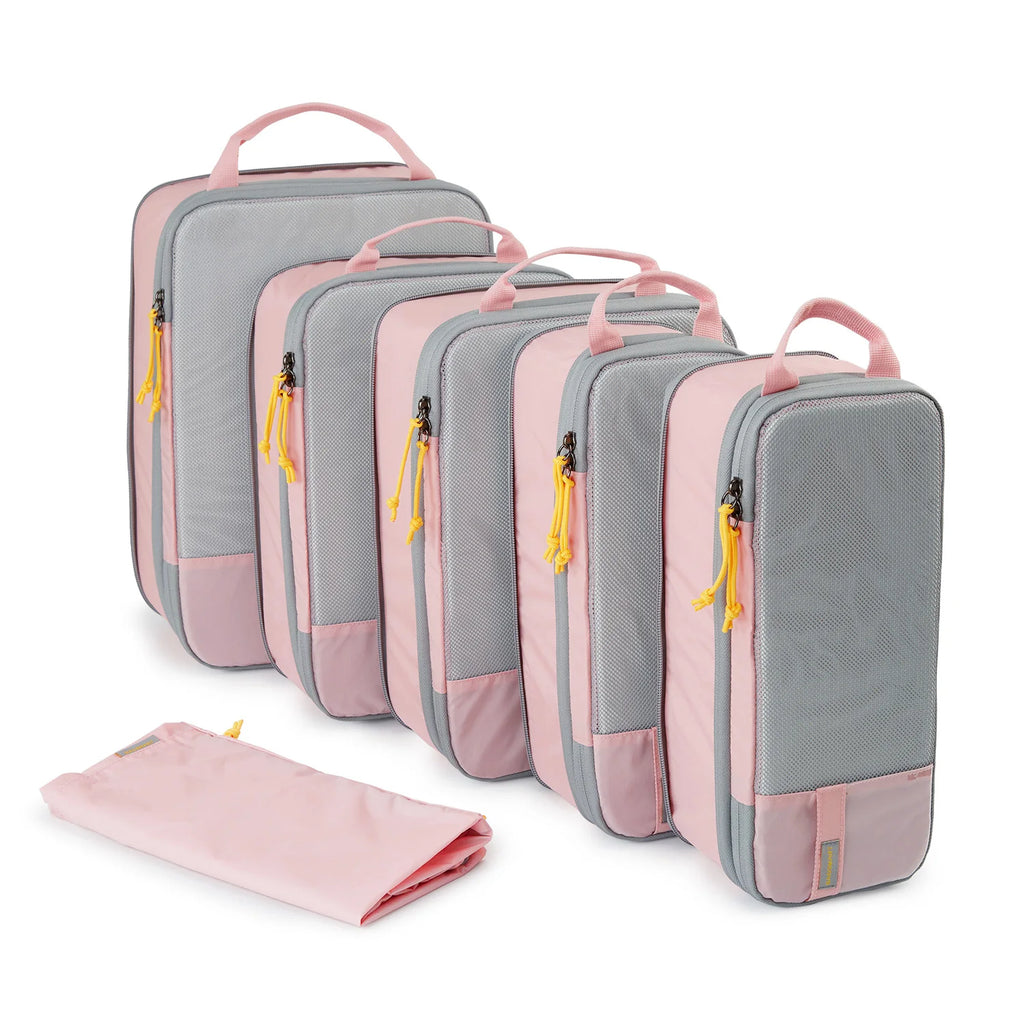 BAGSMART Packing Cubes Compression Storage Bag Travel Lightweight Suitcase Organizer Accessories  Luggage Organizer Travel Bag