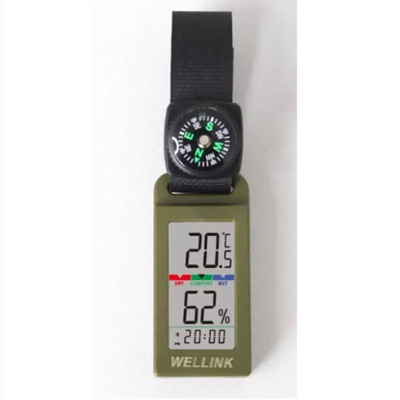 Multifunction Thermometer Hygrometer Automatic Electronic Temperature Humidity Monitor Clock LCD Screen Weather Station for Home