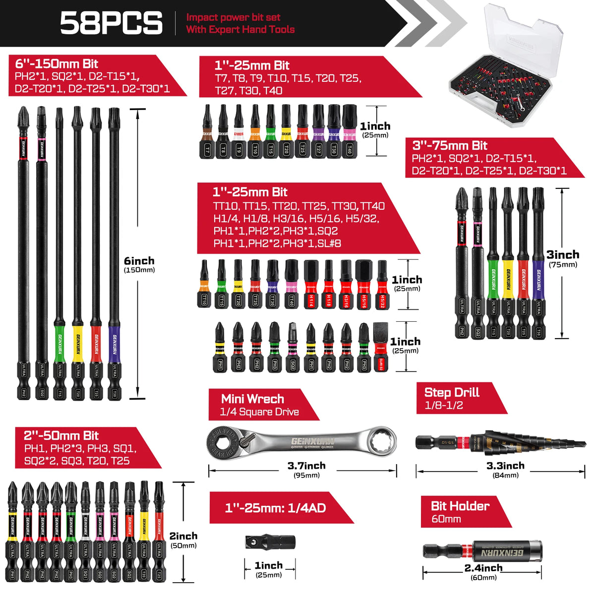 58PCS