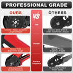 Ferrule Crimping Tool Kit Hexagonal Wire Ferrule Crimper Plier 0.08-16mm²/AWG28-5 for Tubular Wire Ferrules Terminals Connectors