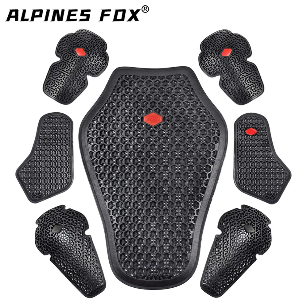 Motorcycle Armor CE certified Jacket Insert Back Protector Thicken High elasticity Rider Armor Back Spine Protective Pad