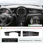 Center Console Decorative Shell Cover for Mini Cooper F55 F56 F57 2014-2021 ABS Leather