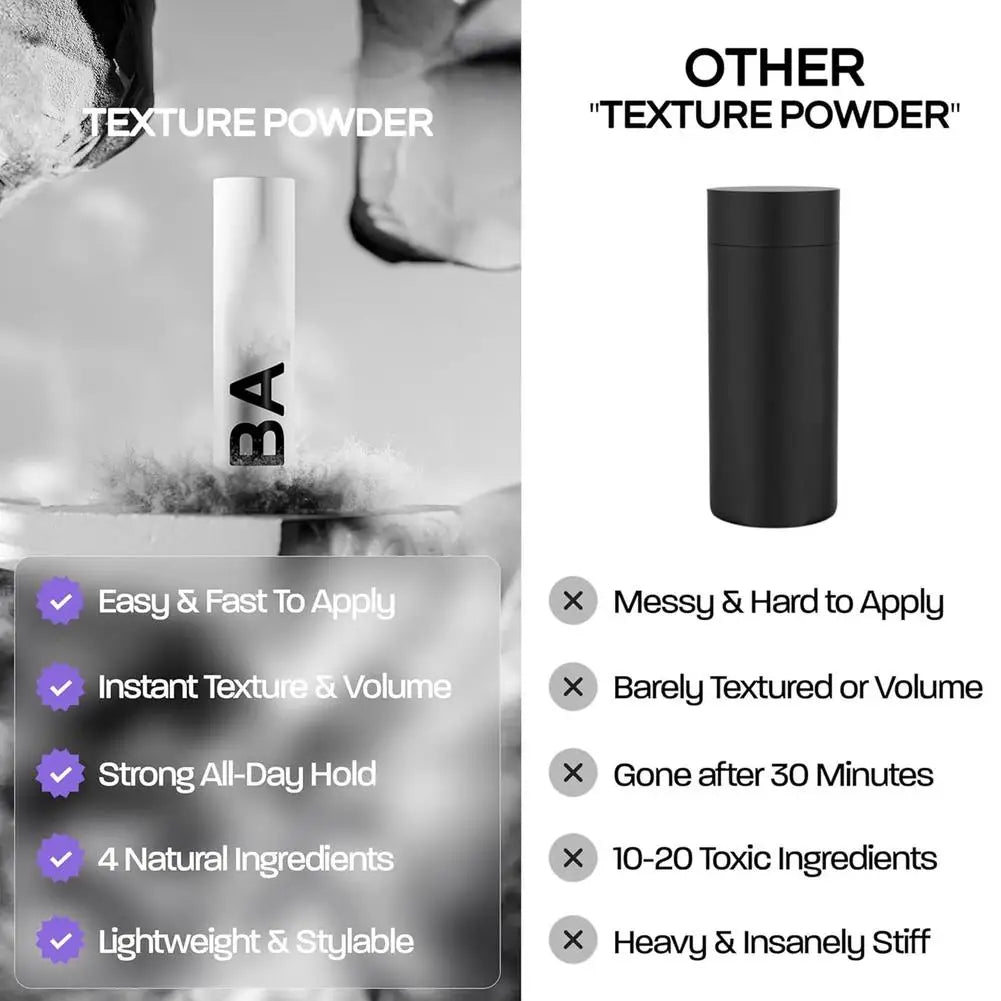 Long-Lasting Sea Salt Hair Spray Adds Instant Texture Volume for Men & Women,Fluffy Wave Styling Powder for Perfect Looks