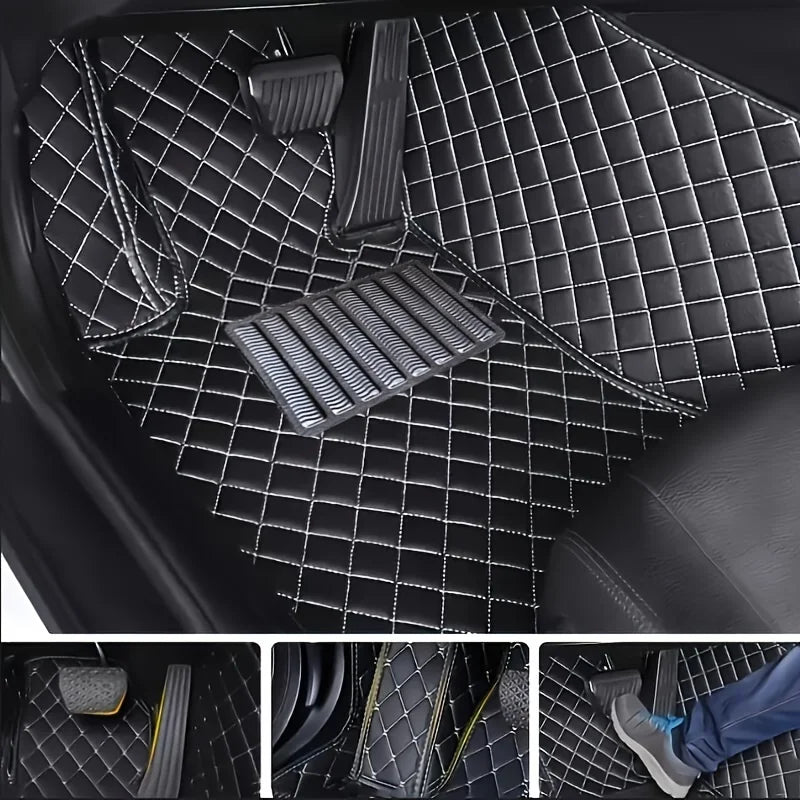 Custom Fit Car Floor Mats for Dacia Duster 2018-2024, Easy Clean Interior Set