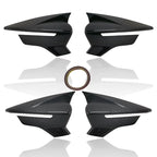 2pcs Car Side Door Rear View Mirror Cover Cap Add on For SEAT Leon MK3 5F ST FR Cupra Ibiza Mk5 Arona KJ7 2017-2020
