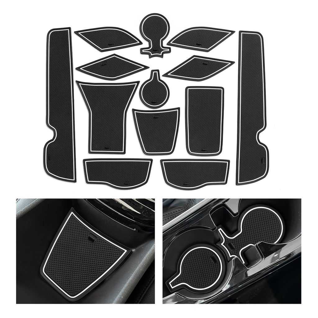 for Chevy Chevrolet Trax 2024 2025 Car Gate Slot Mat Anti-Slip Door Groove Cup Pad Rubber Interior Accessories