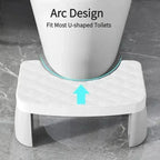 Universal Squatty Potty Toilet Stool - Waterproof Foot Stool for Adults, Kids, Seniors & Pregnancy Support