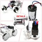 150db Car Electric Loud Horn Dual Trumpets Speaker Auto 12v Air Horn Siren Sound Security Alarm Signal for Train Truck  Boat SUV