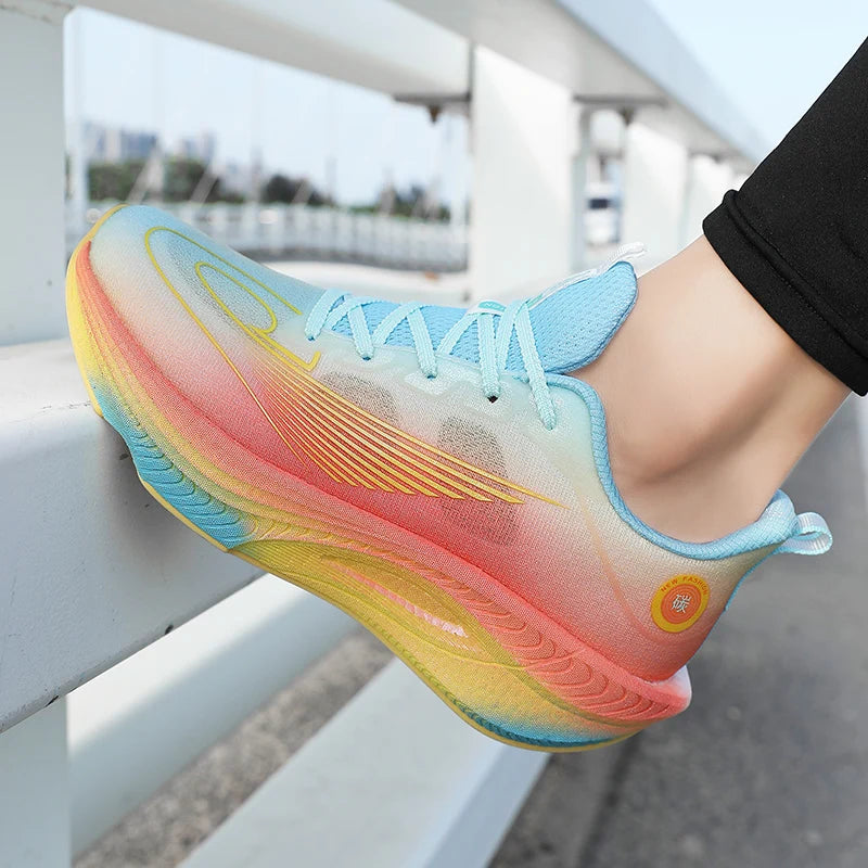Couple Running Shoes,breathable Mesh Shoes, Ultra-light Cushioning Carbon Plate Running Shoes, Casual and Versatile Sports Shoes