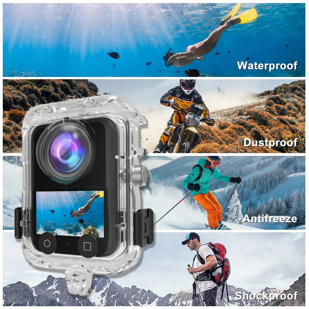 PULUZ 40m underwater diving case waterproof housing for DJI Osmo 360 action camera