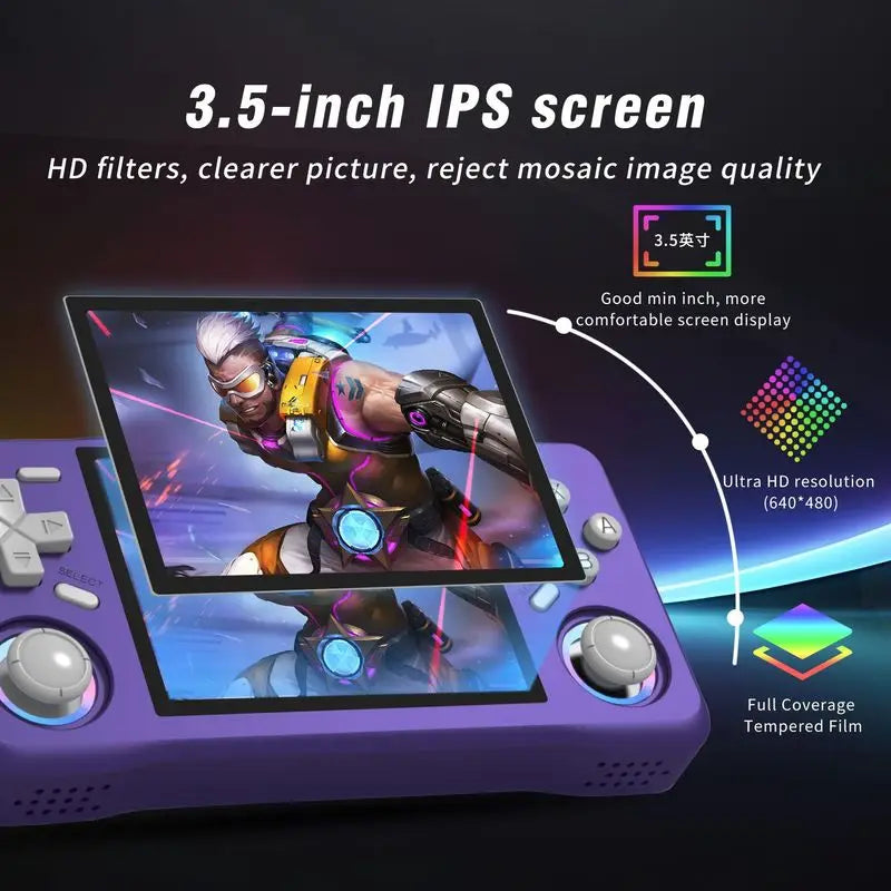 Handheld Game Console Xf35h 3.5 Inch Open Source Wireless Hd Retro Mini Support Psp Gba Classic Games Multi Colour For Gamers