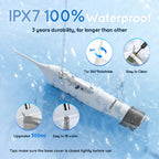 D52 Portable Cordless Water Flosser USB Rechargeable Water Jet Floss Tooth Pick 4 Jet Tip 300ml 3 Modes Teeth Clean for Travel
