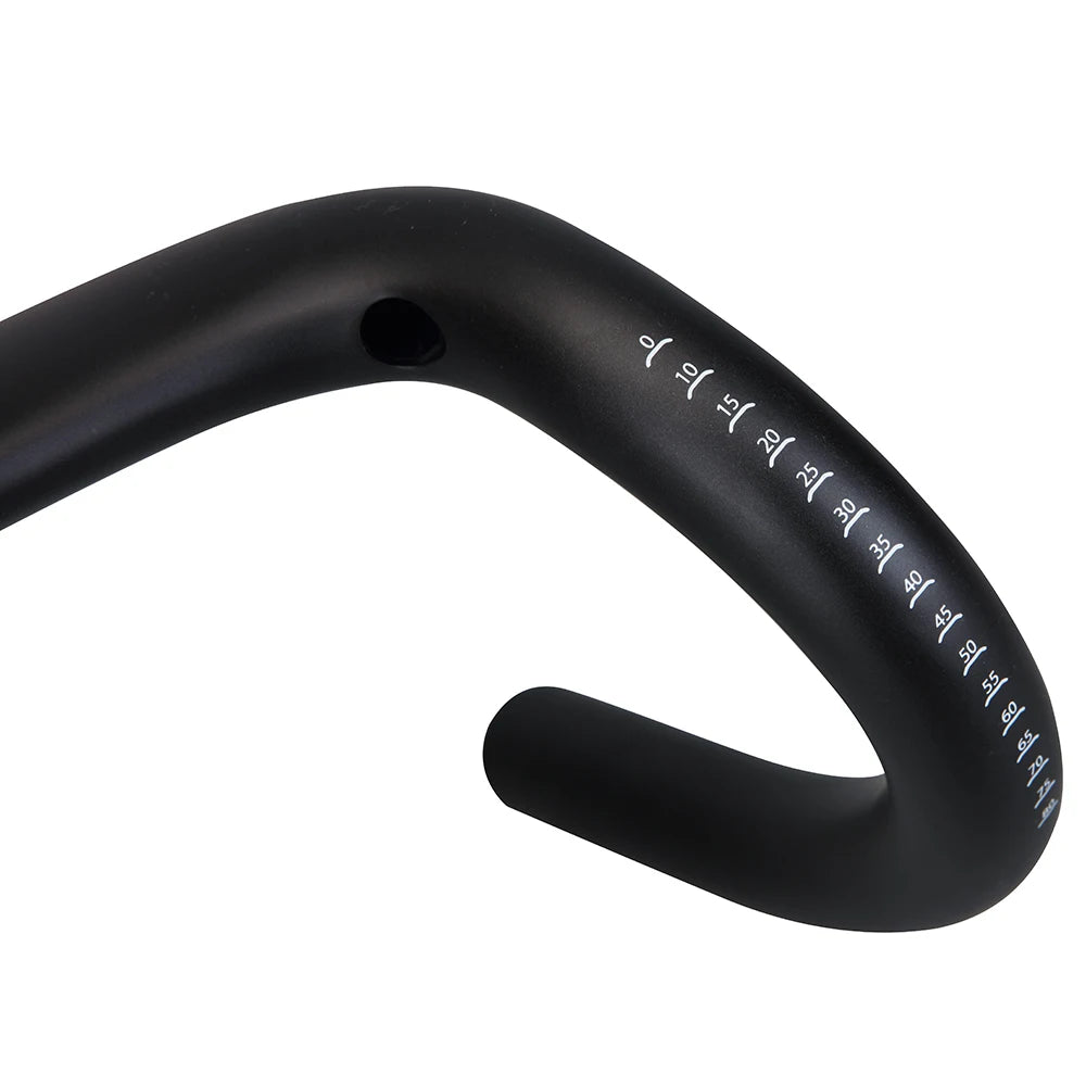 2024 Gravel handle 14 ° Carbon Bicycle Handlebar Aero Handlebar Drop Lift Road Bike Handlebar Internal cable Fixed tooth track