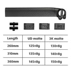 ELITAONE Merida Reacto Carbon Seatpost 260/310/360mMM 5mm Offset Seat Tube Bicycle Parts 125G