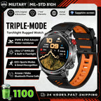 2026 New Fashion Luxury 1100mAh Battery 1.7-inch HD Screen Compass Wireless Call Flashlight 100+Sports Outdoor Sports smart