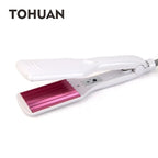 Hot Corrugated Iron Hair Straightener Iron Crimped Hairstyle Electronic Chapinha Corrugation Flat Irons Wave Styling Tools