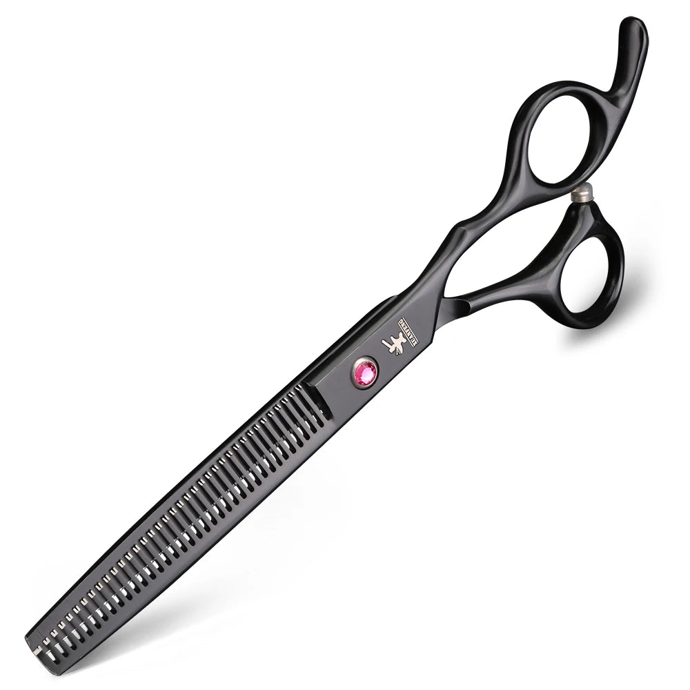 7-inch hair scissors 6cr13 steel hairdresser cutting scissors and thinning scissors or pet scissors