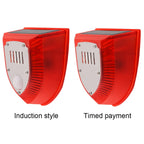 Solar Alarm Animal Repellent Anti-wild Boar Drive Professional Alarmanti-theft Flashing Remote Control Siren Sensor Alarm Light