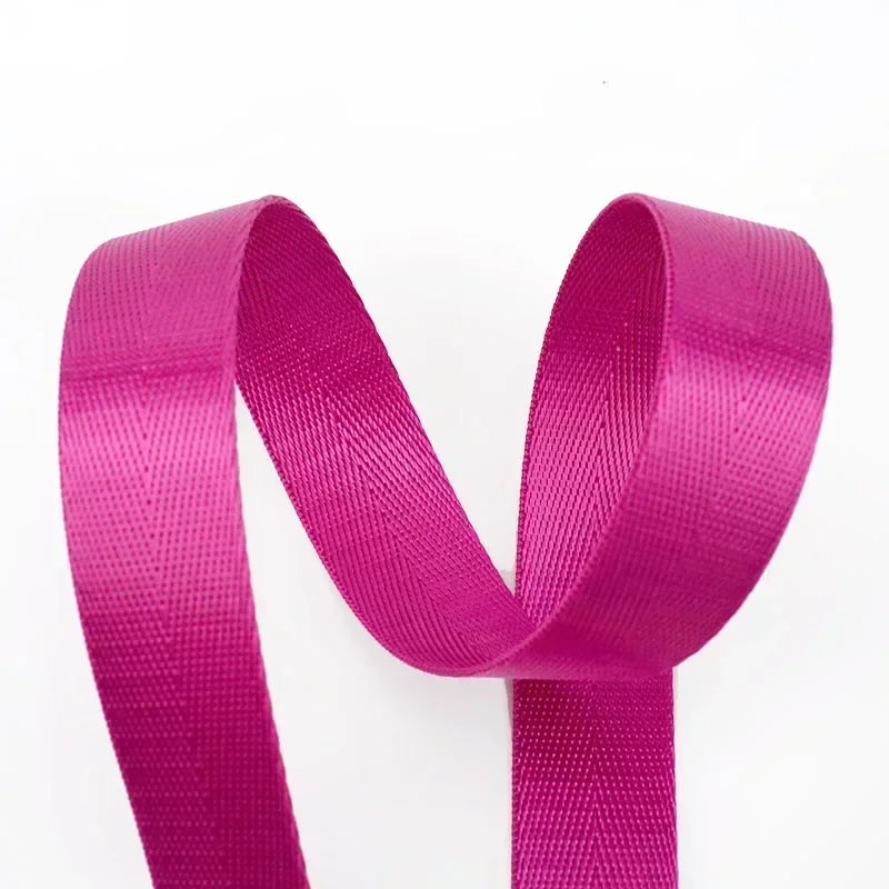 10Meters Meetee 1mm Thick 25mm Nylon Webbing Tape Backpack Strap Band Ribbon Seat Belt DIY Bag Binding Fabric Sewing Accessories