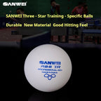 SANWEI TR/RS/3S 3 Star Table Tennis Balls 40+ ABS New Material Seamed Durable Professional Ping Pong Balls Training 50/100pcs