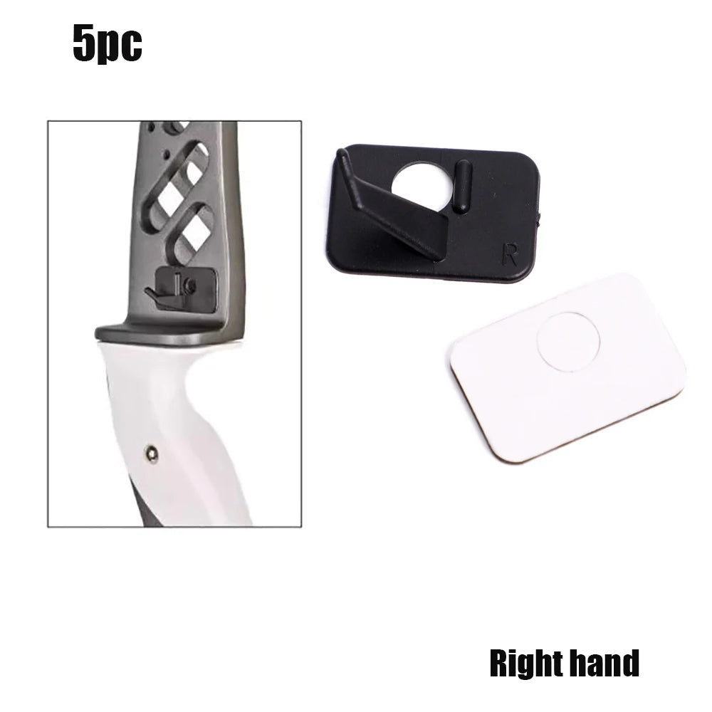 5/20/50/100pcs ACCMOS Disposable Plastic Self-Adhesive Arrow Rest Right Handed Recurve Bow Rest Archery Outdoor Hunting Shooting