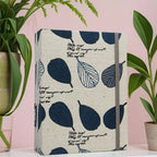Linen Photo Album Book 200 Pockets 4x6 Inch, Printed Cover Styles, Beige/Green/Blue
