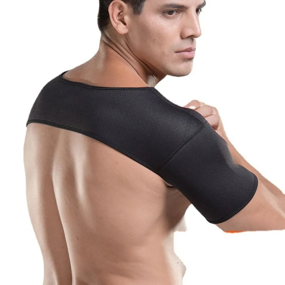 Breathable Double Shoulder Back Support Basketball Easy To Wear Weightlifting Sport Brace Badminton Sports Shoulder Protection