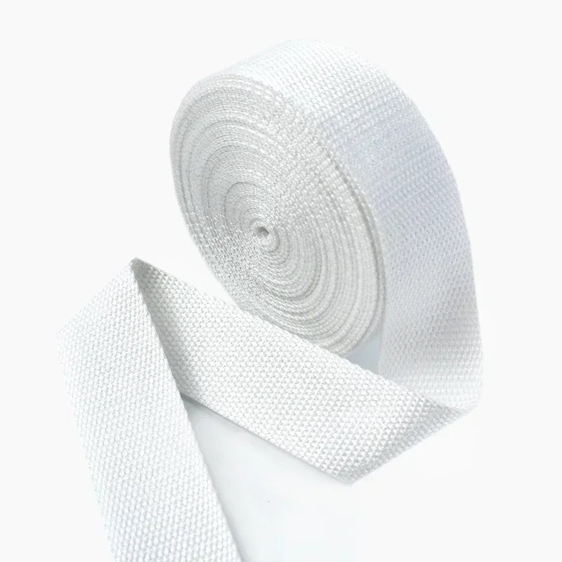 5Meters 1.3mm 20-50mm Cotton Webbings Tape for Bag Strap Backpack Label Ribbon Band Clothes Bias Binding DIY Sewing Accessories