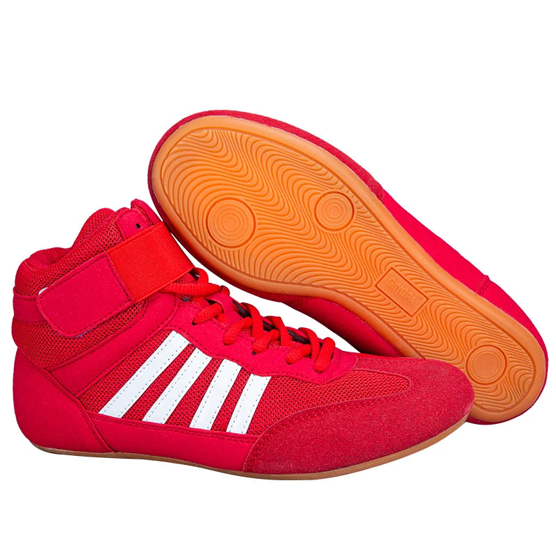 GINGPAI Training Wrestling Shoes Men female Fitness Boxing Shoes Mesh Breathable Boxing Shoes Men High Quality Wrestling Shoes